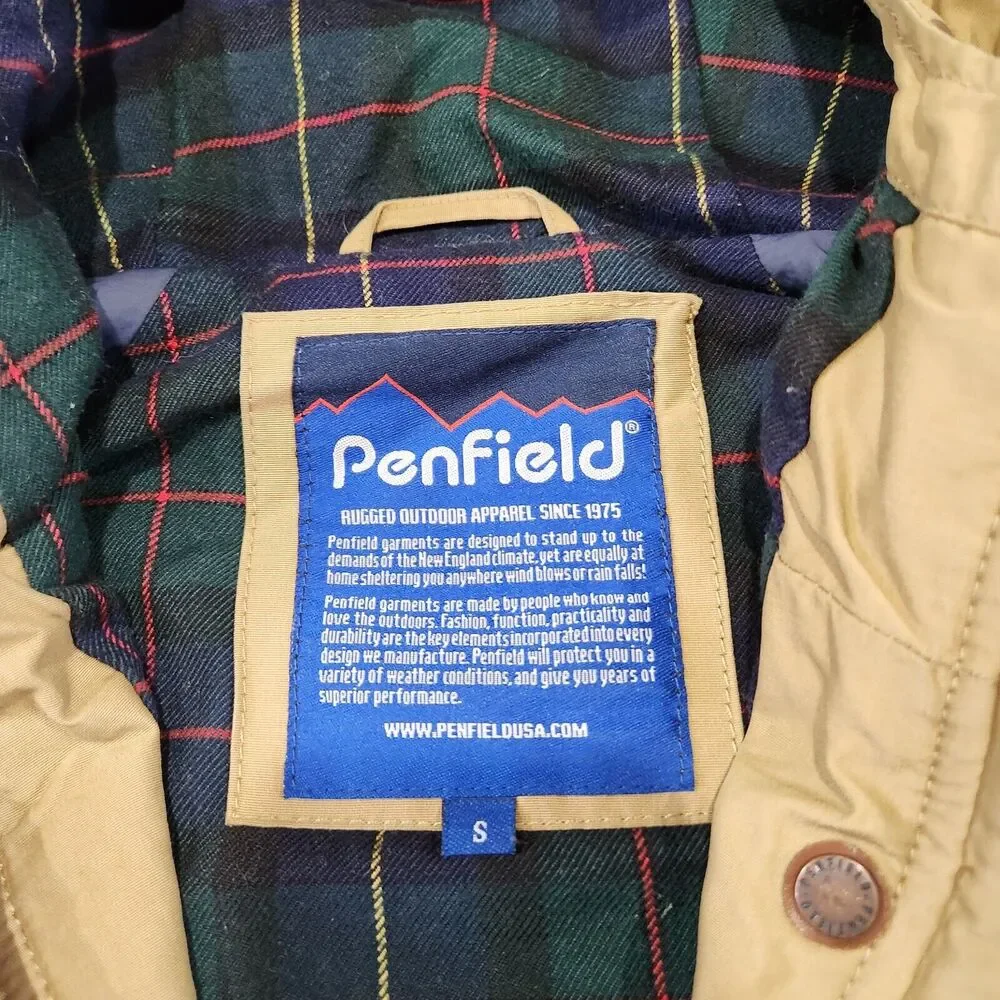 Penfield Womens S Small‎ Hooded Kasson Field Jacket Parka 60/40 Utility Cargo